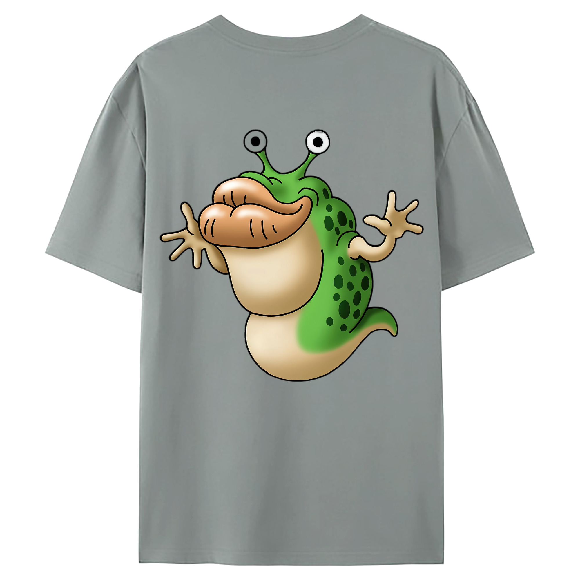 （画像用） ドラゴンクエスト Doragon Kuesuto Dragon Quest 綿100％ メンズ半袖Tシャツ（バックプリント） 通気性